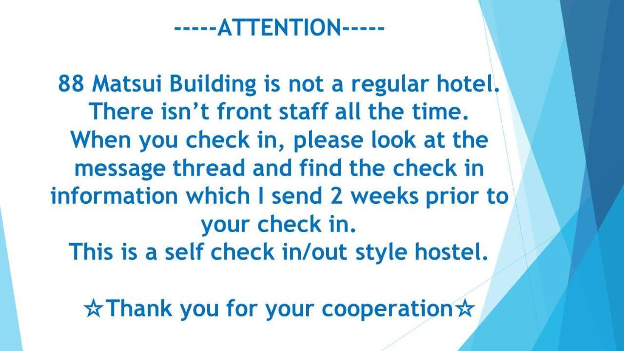 88 Matsui Building Sapporo Aparthotel Exterior foto